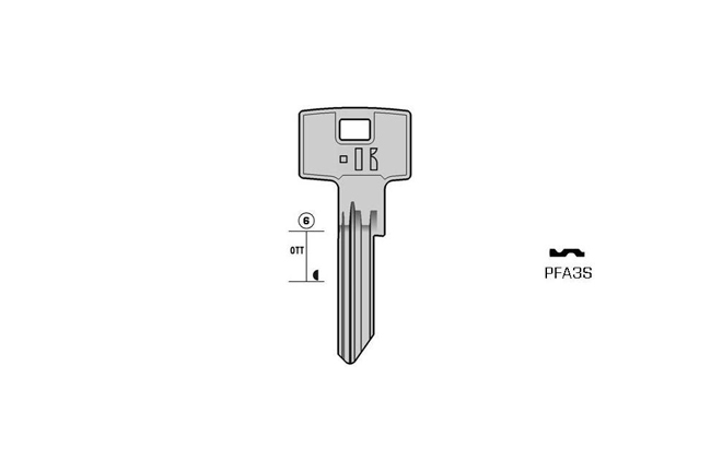 Zylinderschlüssel Standard Messing KL-PFA3S#K000 S-PHF1R BO-1586 JMA-PFA-5 Zylinderschlüssel Standard Messing KL-PFA3S#K000 S-PHF1R BO-1586 JMA-PFA-5
