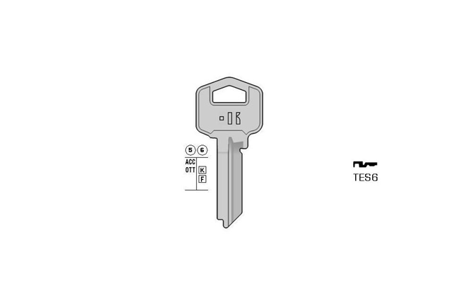 Zylinderschlüssel Standard Messing KL-TES6#K000 S-TE6 BO-1182 JMA-TE-8DKT1 Zylinderschlüssel Standard Messing KL-TES6#K000 S-TE6 BO-1182 JMA-TE-8DKT1