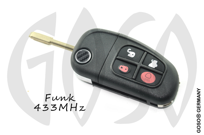 Ford Jaguar 433 MHz Remote Key 4 Button 0336 Ford Jaguar 433 MHz Remote Key 4 Button 0336