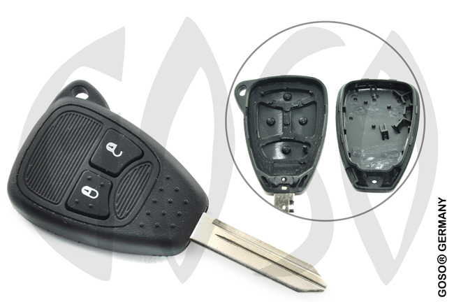 Chrysler key shell CY22 2 button 3238 Chrysler key shell CY22 2 button 3238