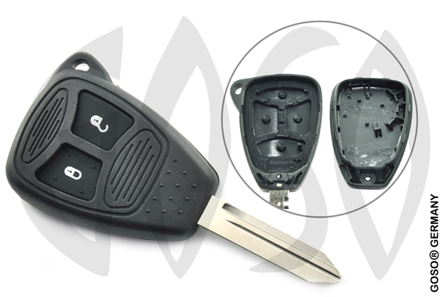 Chrysler key shell CY22 2 button 3245 Chrysler key shell CY22 2 button 3245