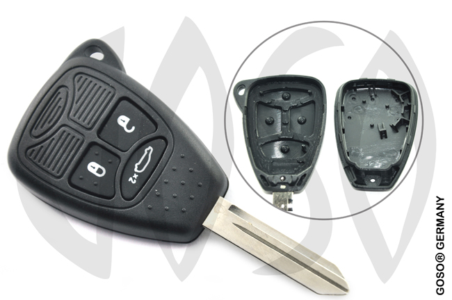 Chrysler key shell CY22 3 button 3252 Chrysler key shell CY22 3 button 3252