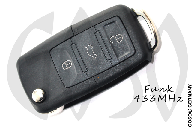 VAG Audi VW Seat Skoda remote key 433MHZ 3 button 2E0959753A 3948 VAG Audi VW Seat Skoda remote key 433MHZ 3 button 2E0959753A 3948