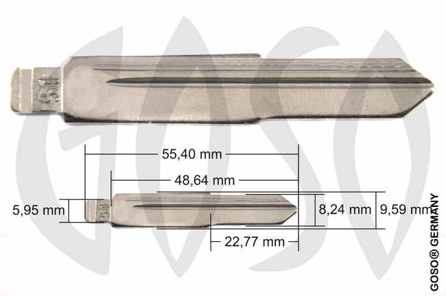 Chery 2 pc key blank 5317 Chery 2 pc key blank 5317