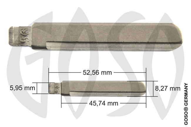 BYD F3 2 pc key blank HYN6 5348 BYD F3 2 pc key blank HYN6 5348