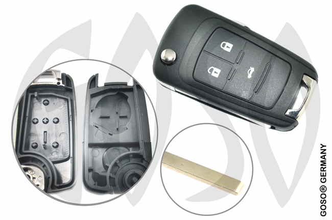 Opel flip key housing 5454 Opel flip key housing 5454