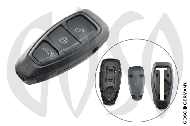 Ford Mondeo 3 Button Smart Card Shell 8479 Ford Mondeo 3 Button Smart Card Shell 8479